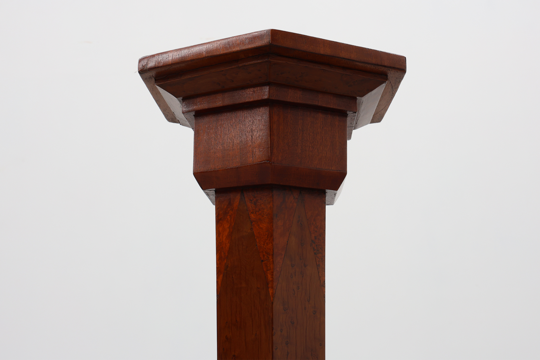 French Burl & Oak Art Deco Console, 1925thumbnail